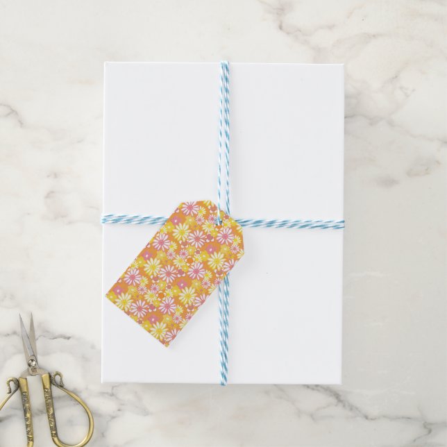 Summer Daisies Gift Tags Geschenkanhänger (Mit Garn)