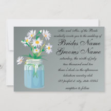 Summer Daisies Hochzeiten Einladungen