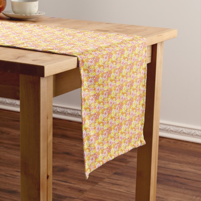 Summer Daisies Table Runner Großer Tischläufer (Beispiel)