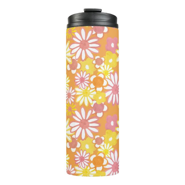 Summer Daisies Thermal Tumbler Thermosbecher (Vorderseite)