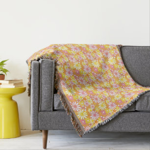 Summer Daisies Throw Decke