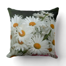 Summer Daisies Throw Kissen