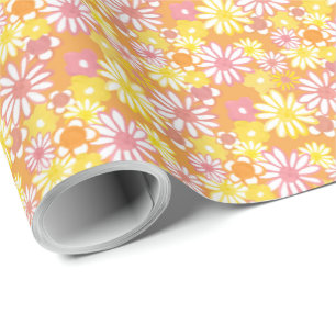 Summer Daisies Wrapping Paper Geschenkpapier