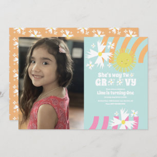 Summer Daisy Blume Retro Way Two Groovy Foto