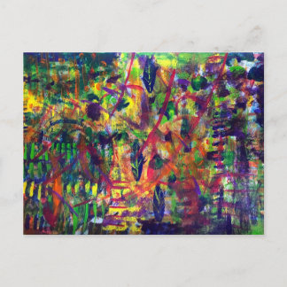 "Summer Dance" - Akryllische Art Postkarte