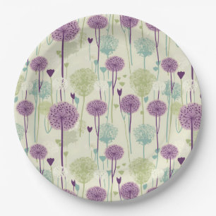 Summer Dandelion Design Pappteller