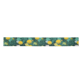Summer Dandelion Meadow Satinband