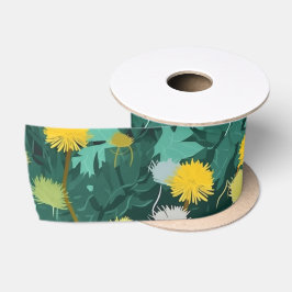 Summer Dandelion Meadow Satinband