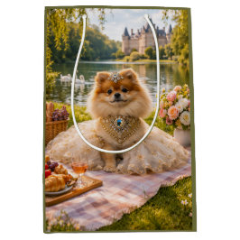 Summer Day Picnic, Pomeranian  Mittlere Geschenktüte
