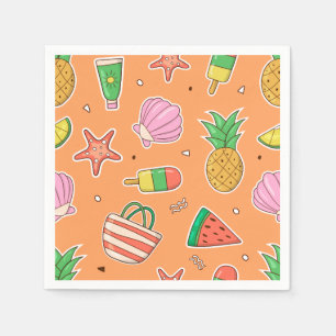 Summer Days Beach Paper Napkin Serviette