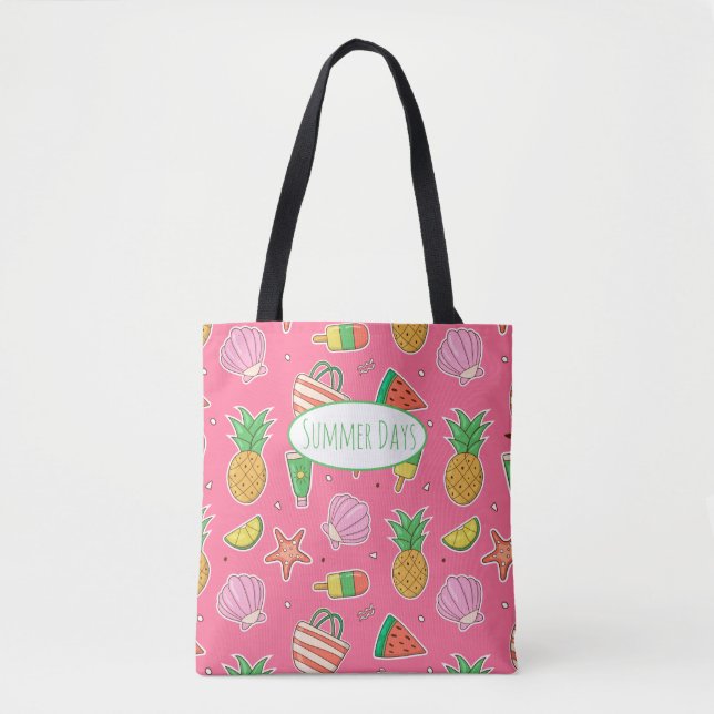 Summer Days Beach Tasche (Vorderseite)