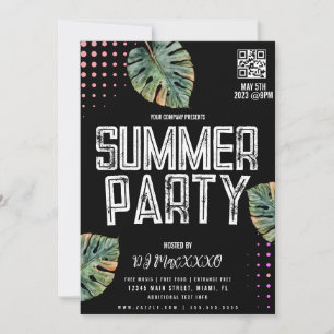 Summer DJ Event Party Bar Club Flyer Einladung