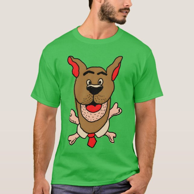 Summer Dog Retro Familie T-Shirt (Vorderseite)
