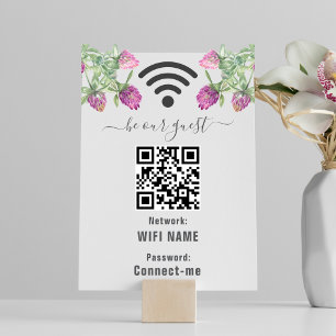 Summer Dschungel Wasserfarbe Blumenzwiebeln Wifi-Z Tischnummer