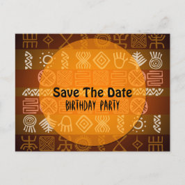 Summer Ethnic 18. Geburtstag Save the Date Ankündigungspostkarte