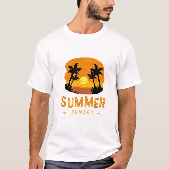 summer Evening Sun Graphic Tee (Vorderseite)