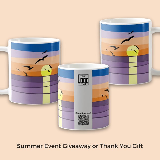 Summer Event Geschenk oder Dankeschön Geschenk - C Kaffeetasse (Summer Event Giveaway or Thank You Gift - Custom Coffee Mug)