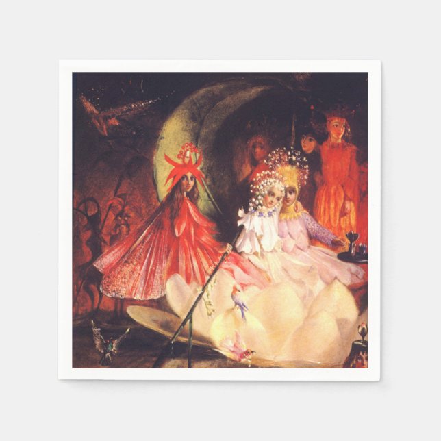 Summer Fairies Serviette (Vorderseite)