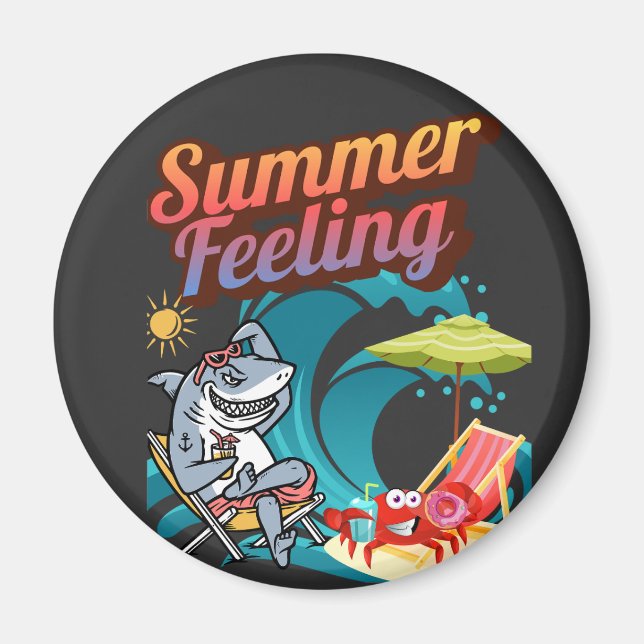 "Summer Feeling"  Magnet (Vorne)