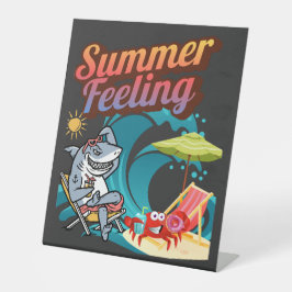 "Summer Feeling" Sockelschild