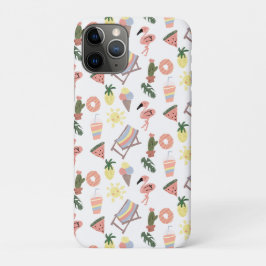 Summer Flamingo Hand Drawn Doodles Case-Mate iPhone Hülle