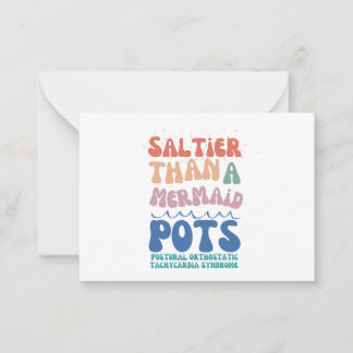 Summer Flat Note Card Mitteilungskarte