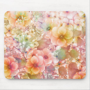 Summer Floral Design Mousepad