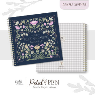 Summer Floral Folk Journal-Notebook Notizbuch