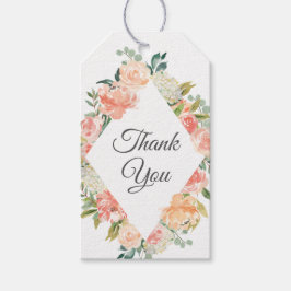 Summer Floral Medley Vielen Dank Geschenkanhänger