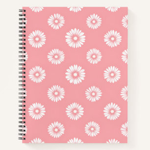 Summer Floral Spiral Notebook - 8.5x11", 120 Seite Notizbuch