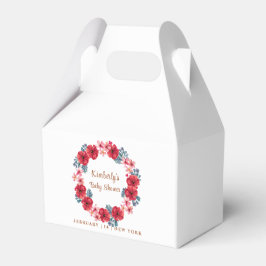 Summer Floral Wreath Baby Dusche Geschenkschachtel