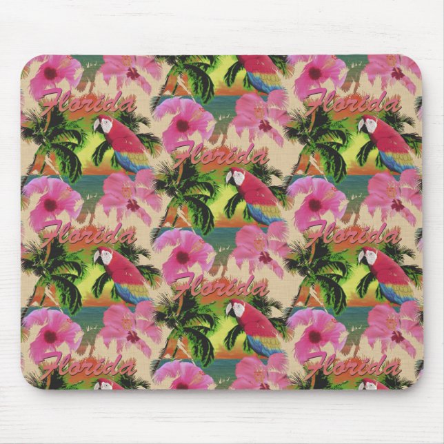 Summer Florida Tropical Sunset Coastal Mousepad (Vorne)