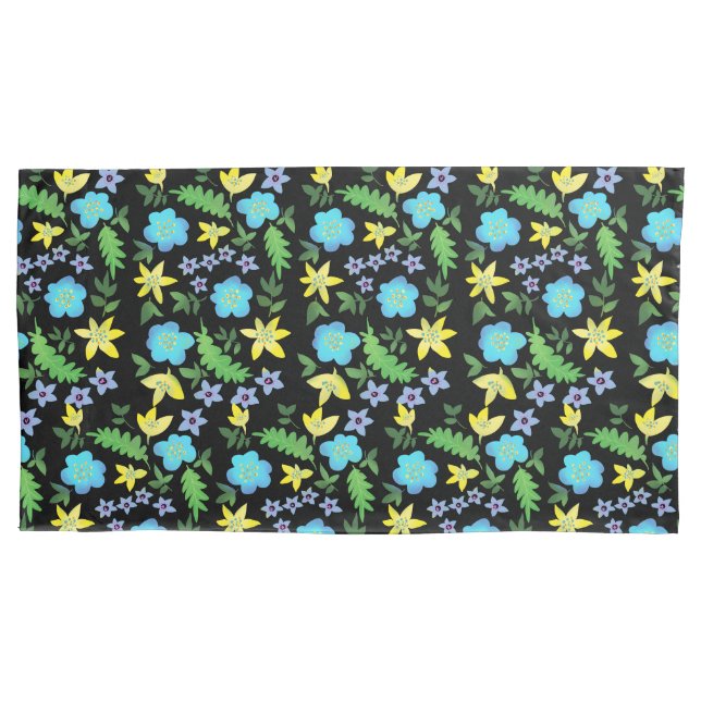 Summer flowers colourful kissenbezug (Vorderseite-Links)