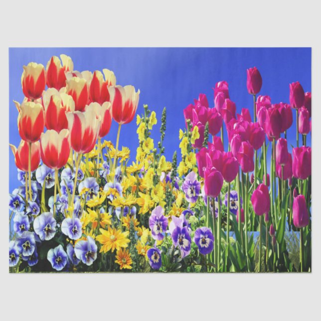 Summer Flowers Seidenpapier (Vorderseite)