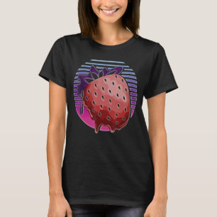 Summer Food Synthwave Red Berry Frucht Vaporwave S T-Shirt