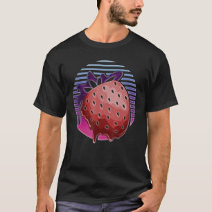 Summer Food Synthwave Red Berry Frucht Vaporwave S T-Shirt