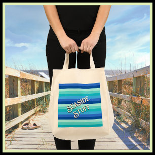 Summer Fresh Ocean Shades gestreift Tragetasche