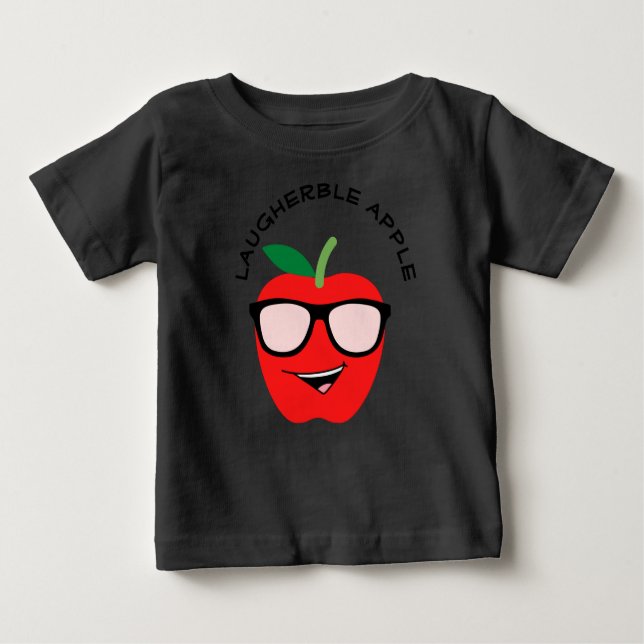 Summer Fruit Baby Black Baby T-shirt (Vorderseite)