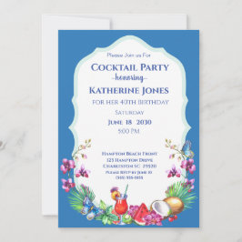 Summer Fruit Birthday Cocktail Party Einladung