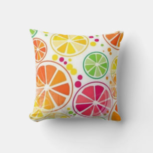 Summer Fruit Colors Pillow Kissen