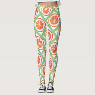 Summer Fruit Design Leggings