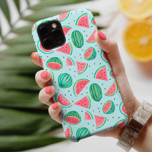 Summer Fruit Pattern   Wassermelone   Rot grün iPh Case-Mate iPhone Hülle