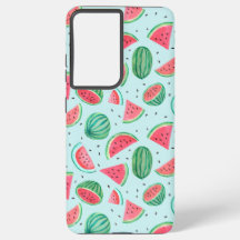 Summer Fruit Pattern | Wassermelone | Rot grün