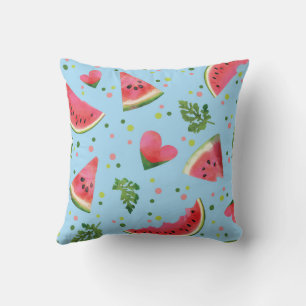 Summer Fruit Pattern Wassermelone Rote Vegetation Kissen