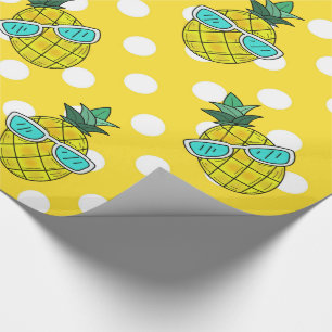 Summer fun Ananas Sonnen-Geschenkpapier Geschenkpapier