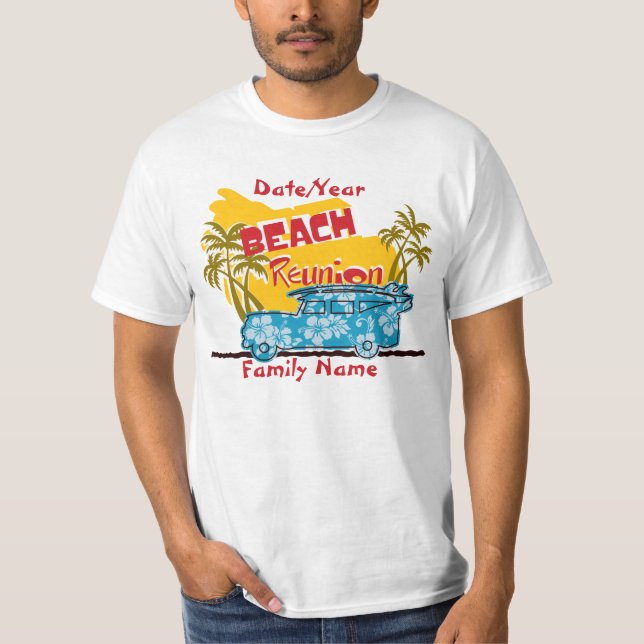 Summer Fun Beach Family Wiedersehen T-Shirt (Vorderseite)