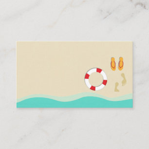 Summer Fun Business Card Visitenkarte