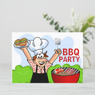 Summer Fun GRILLEN Party Einladung