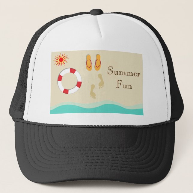 Summer Fun Hat Truckerkappe (Vorderseite)