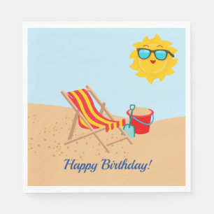 Summer Fun Paper Napkin Serviette